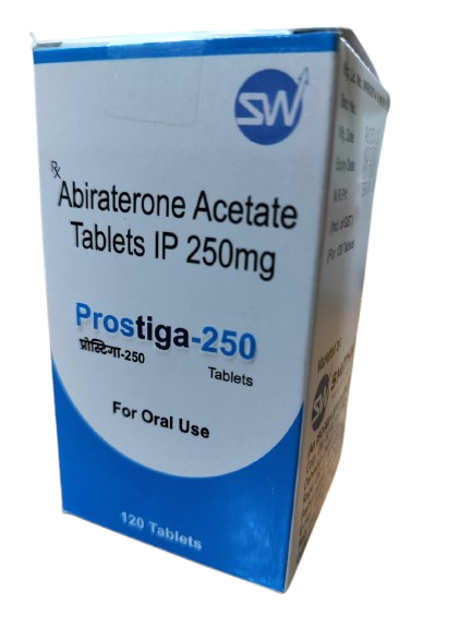 Abiraterone Acetate Tablets (Prostiga 250mg) manufacturer in India