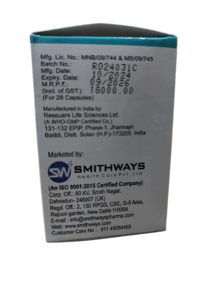 Enzalutamide Capsules (EnzaTech 40mg) manufacturer in India