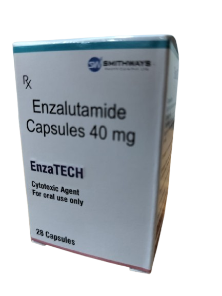 Enzalutamide Capsules (EnzaTech 40mg) manufacturer in India