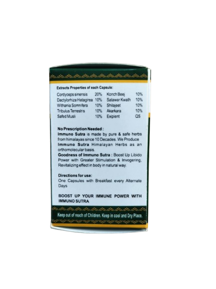 Immuno Sutra Back View